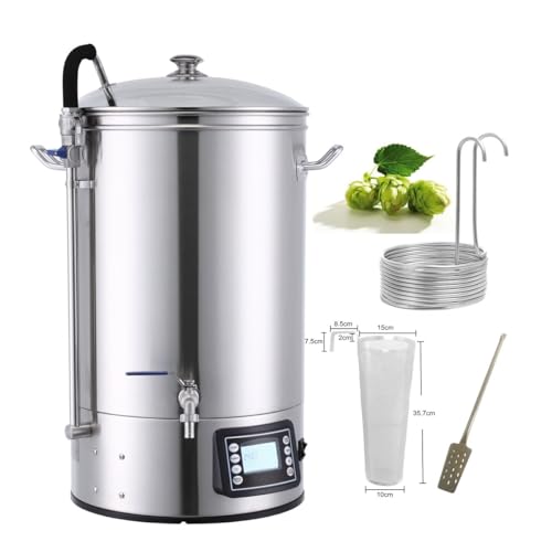 GUUFUFA 40L Electric Brewing System, 304 Stainless Steel