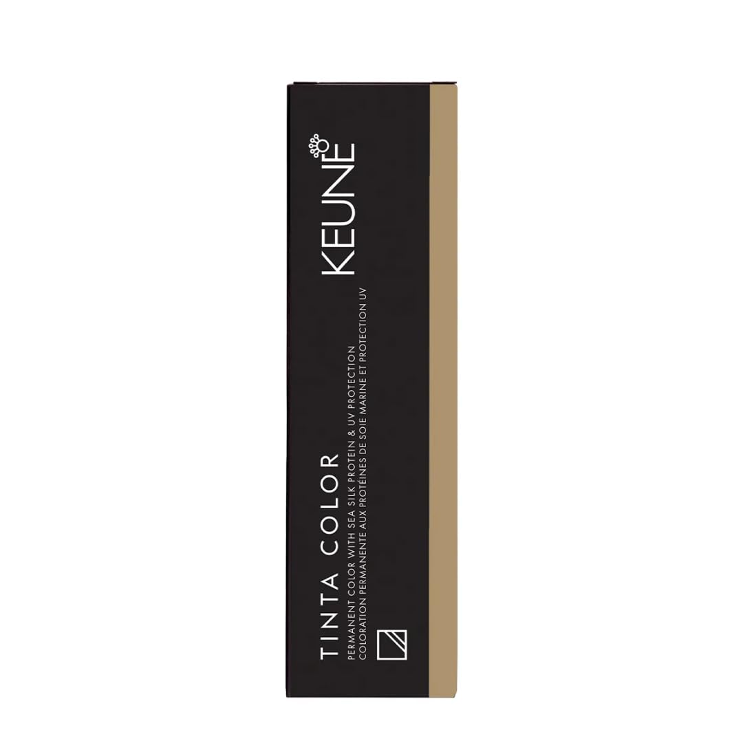 Caixa de coloração Keune 7.3 em detalhe