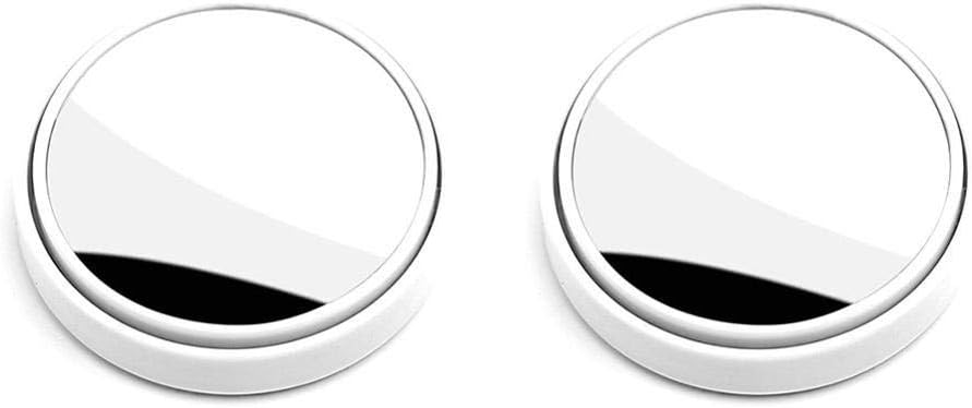 Scymshl 2PCS 360 Degree Wide Angle Adjustable Car Rear View Mirror Small Round Mirror Large Vision Reverse Assist Blind Spot Mirror