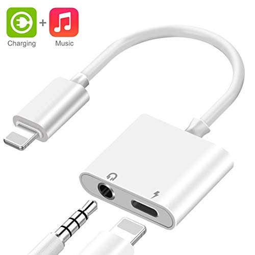 Headphone Jack Adapter Dongle for iPhone Xs/Xs Max/XR/ 8/8 Plus/X (10) /11/11 pro/7/7