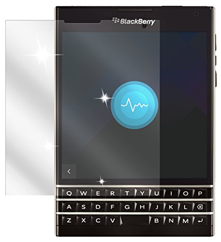 dipos I 2X Schutzfolie klar kompatibel mit BlackBerry Passport Folie Bildschirmschutzfolie