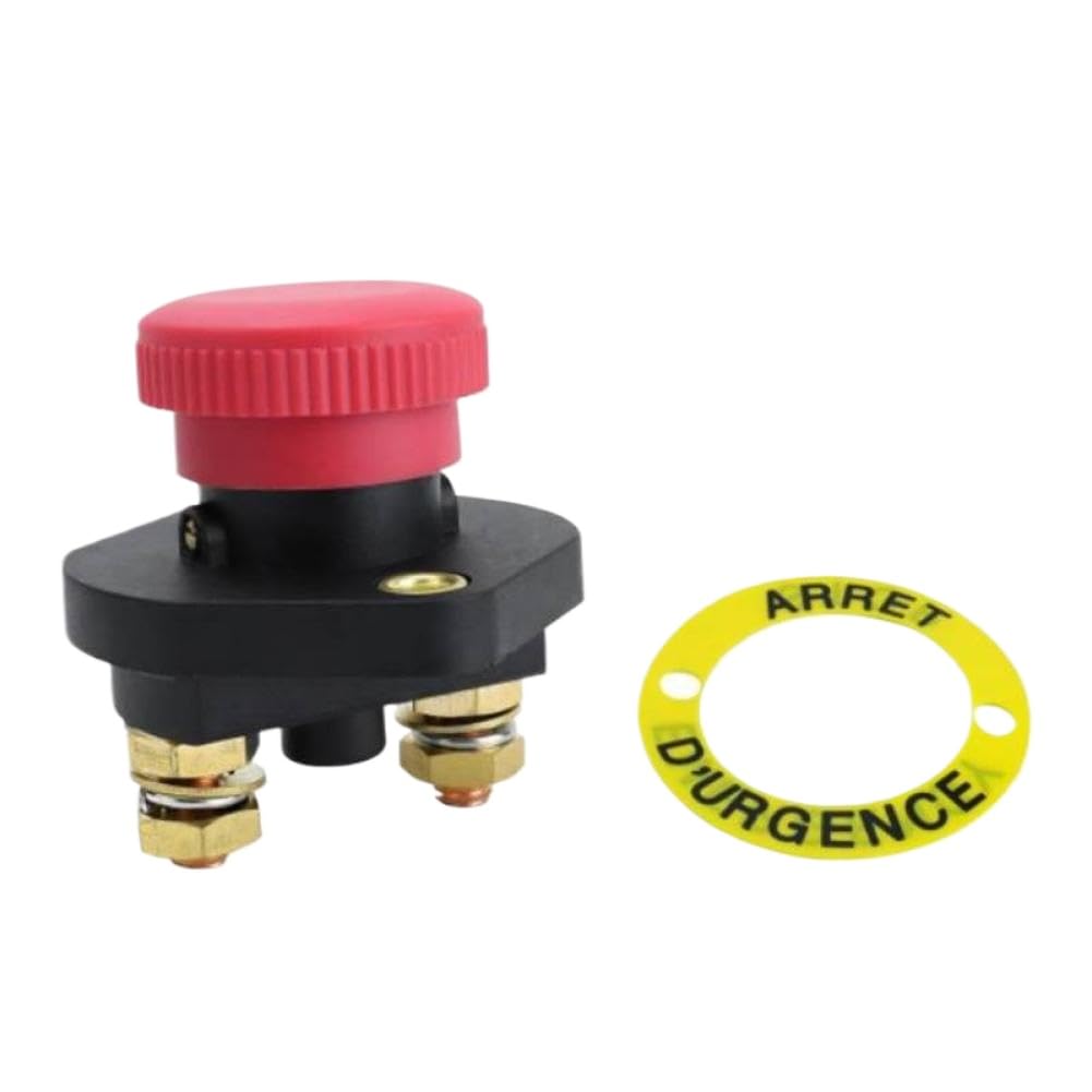 Alimentatore per interruttore di accensione compatibile con l'interruttore principale di spegnimento per camper da 12-24 V per applicazioni marine