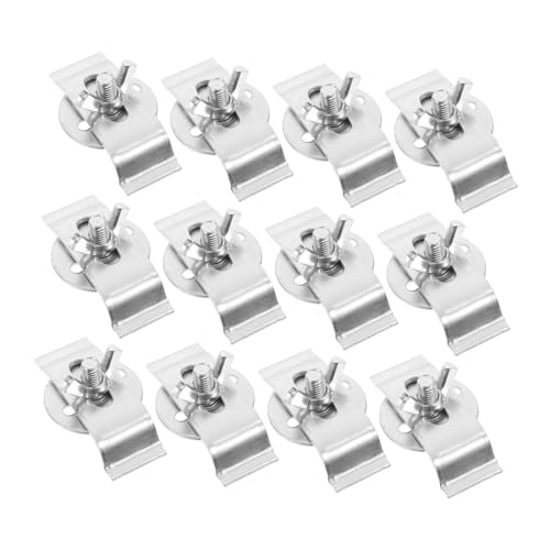 Clips pour évier sous plan en acier inoxydable : lot de 60 fixations de lavabo