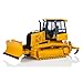wheelfun Metal 1/12 RC Hydraulic Bulldozer D3 Remote Control Engineering Vehicles 4CH Valve Construction Car Light Sound ST8 Radio Models Hobby Grade Model for Ages 14+