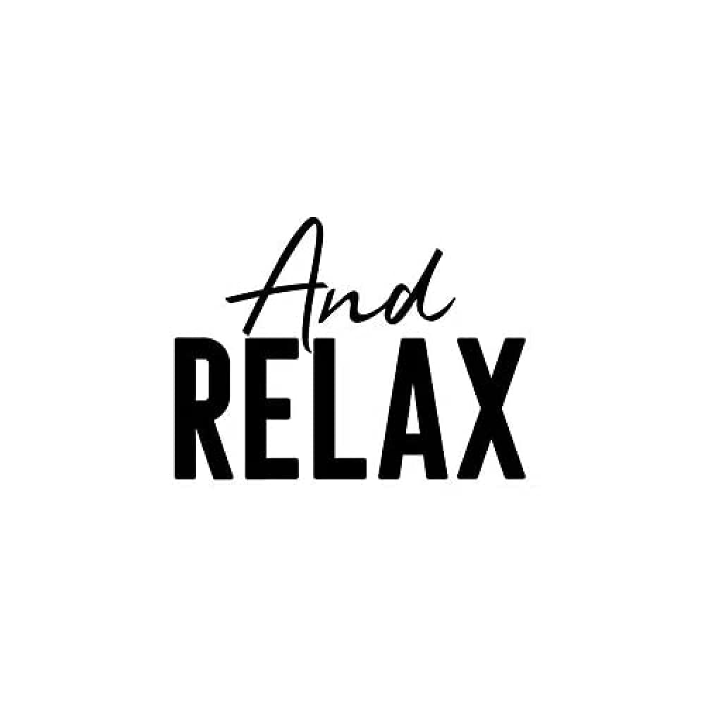 Wee Blue Coo And Relax Typography Canvas Wall Art Print