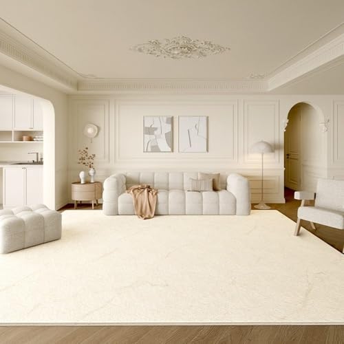 Tapis à rayures crème minimaliste chic en taille 80x160cm - 2