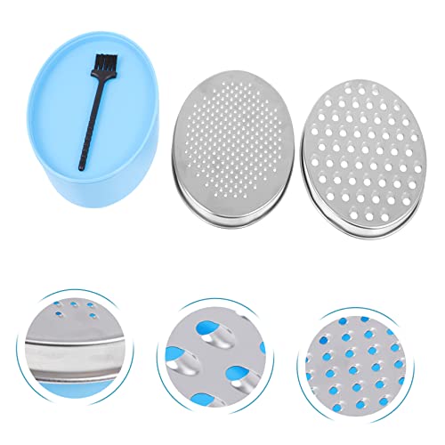 Rallador ergonómico SHOWERORO de plástico azul miniatura 5