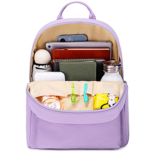 Ledaou Mini Backpack Girls Cute Small Backpack Purse For Women Teens Kids School Travel Shoulder Purse Bag (Purple, 1 Pcs) #TOP7