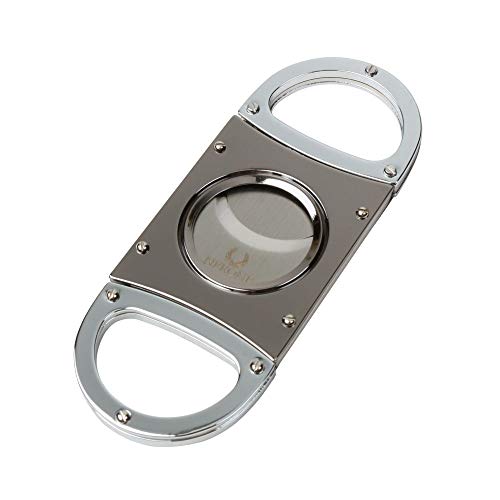 Cortador charutos NERONE Capsule lâmina dupla metal prata/chumbo