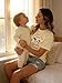 UNIQUEONE Comfort Breastfeeding Shirts for Women Zip Nursing Tops Casual Distressed Acid Washed Maternity Tees Apricot