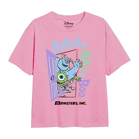 Cotton Soul Monsters Inc. Girls T-Shirt, Light Pink Cover