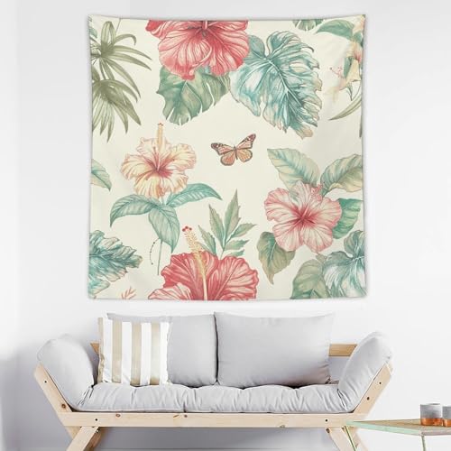 Decoration murale personnalisee BTCOWZRV avec images de feuilles