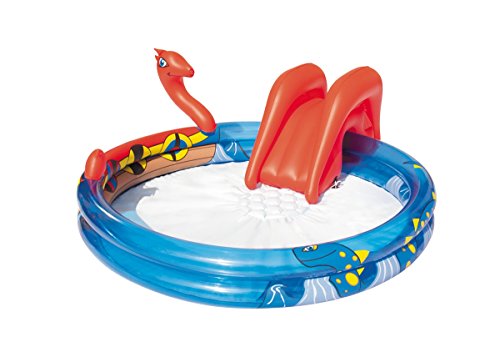 Piscina Hinchable Infantil con Tobogán Bestway Viking 203x165x73 cm