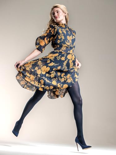 Silkies Women's Opaque Microfiber Control Top Tights (2 Pair Pack) - Soft, Lightweight, Comfortable3