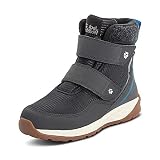 Jack Wolfskin Polar Bear Texapore MID VC K Schneestiefel, Phantom/Blue, 37 EU
