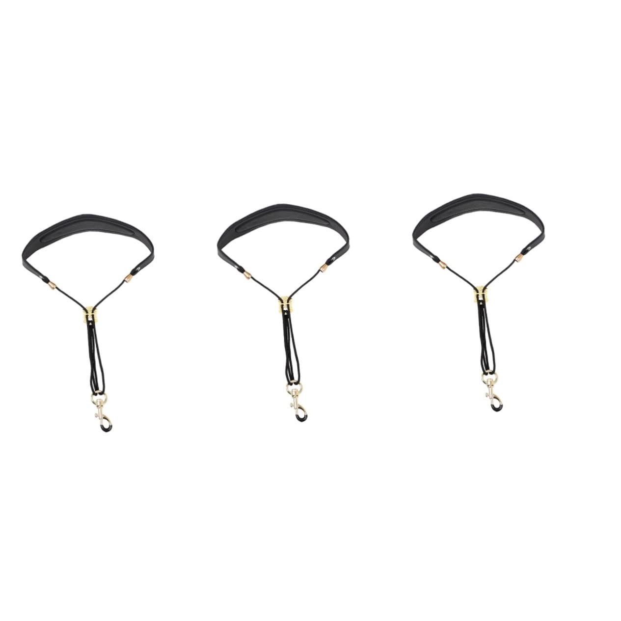 Mikinona 3pezzi Tracolla Per Sassofono Con Gancio Metallico Supporto Collo Regolabilper Strumenti Musicali Accessori Professionali Per Principianti Design Ergonomico e Resistente