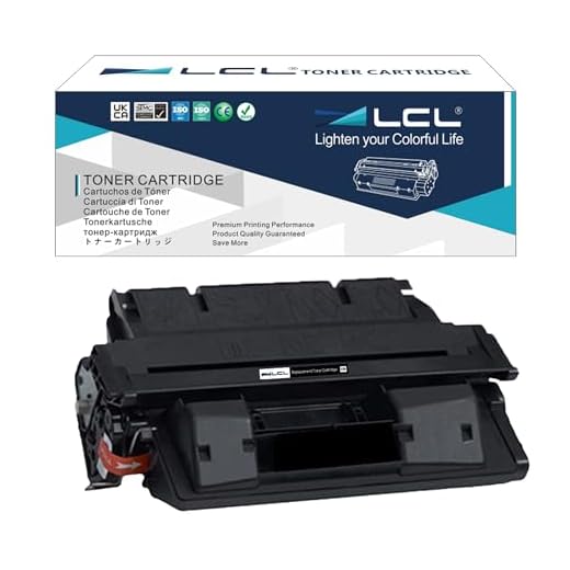 LCL Kompatibel Toner 27A 27X C4127A C4127X EP-52 EP-52X 10000Seiten (1Schwarz) Ersatz für HP Laser Jet 4000 4000N 4000T 4050 4050N 4000SE 4000TN 4050SE 4050T 4050TN Printers Canon LBP-1760