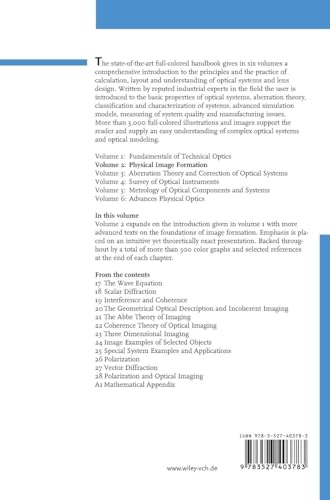 Handbook of Optical Systems, Volume 2: Physical Image Formation