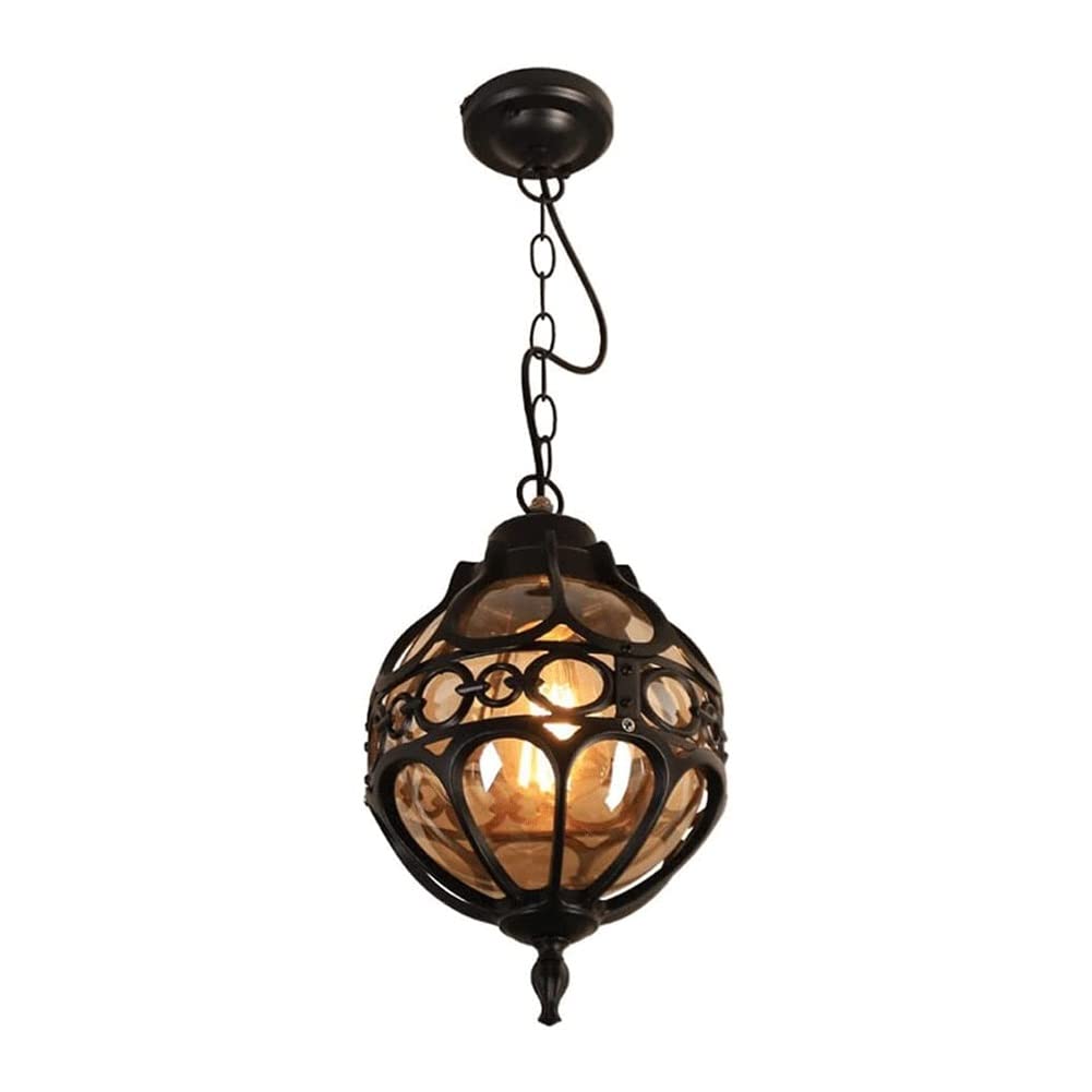 WEYIMVTO Outdoor Pendant Lights, Outdoor Vintage Porch Ceiling Hanging Lamp Aluminum Outside