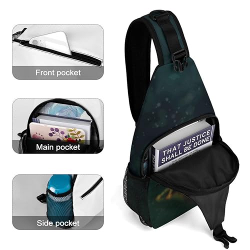 Bolso Sling Crossbody Deportiva Casual para Hombre y Mujer miniatura 4
