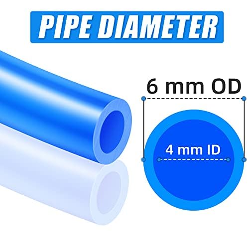 ERGAOBOY 6MM OD Blue 10 Metres Nylon Pneumatic Air Hose Pipe Tube Kit for Fluid Transfer Brake System - Image 3