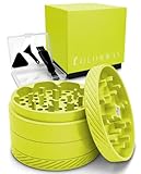 𝗞𝗲𝗶𝗻 𝗩𝗲𝗿𝗸𝗹𝗲𝗺𝗺𝗲𝗻 𝗺𝗲𝗵𝗿! Dank dem Antihaft-Effekt verklebt nichts mehr und du hast selbst das harzigste Material im Griff! Dazu lässt sich der Grinder auch einfach reinigen - und das sogar in der Spülmaschine.