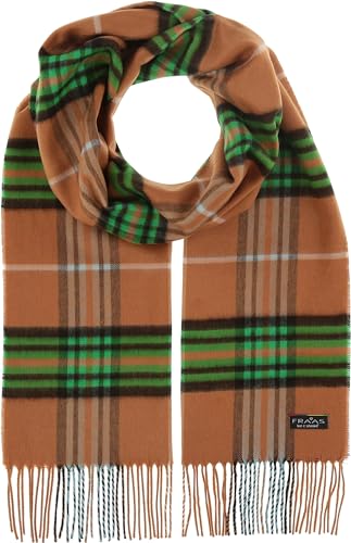 FRAAS Cashmink Schal 35 x 200 cm - Weicher als Kaschmir - Schal kariert für Damen und Herren - Perfekt für Herbst und Winter Camel Brush