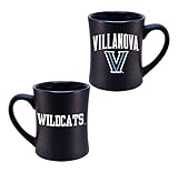 RFSJ INC. Villanova Wildcats Ceramic 16oz Sculpted Mug – Official Team Logo Coffee Cup – Handwash Recommended – Includes One Mug