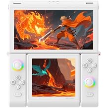 ONE XPLAYER ONEXSUGAR Android 14 Handheld Gaming Console Snapdragon G3 Gen3, 16GB RAM + 512GB UFS4.0, Dual OLED Screens 6.01" + 3.92", 5600mAh Battery, Hall Effect Joysticks, Wi-Fi 7, BT5.3, White