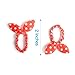 Munax 40 pcs Girls Kids Women Rabbit Ear Hair Tie Bands Ropes Ponytail Holders hair ties