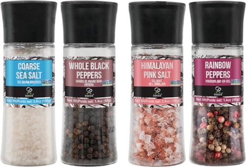 Cadeaux gourmets de sel et poivre Soeos | Coffret pour amateurs de cuisine