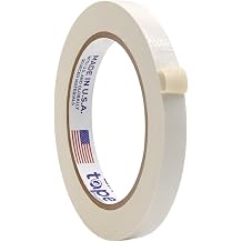 WOD DTC10 Advanced Strength Industrial Grade White Duct Tape, 1/2 inch x 60 ft. Waterproof, UV Resistant For Crafts & Home Improvement