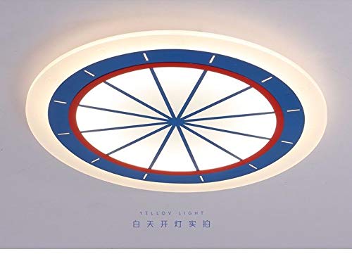Preisvergleich Produktbild GYHTXHJPET Moderne Persönlichkeit Kinder Baby Kinderzimmer Schlafzimmer schönen Cartoon Eye Care Deckenleuchte, Kindergarten Kinder Lampe Acryl Platte Dart, ø 42 cm weißes Licht