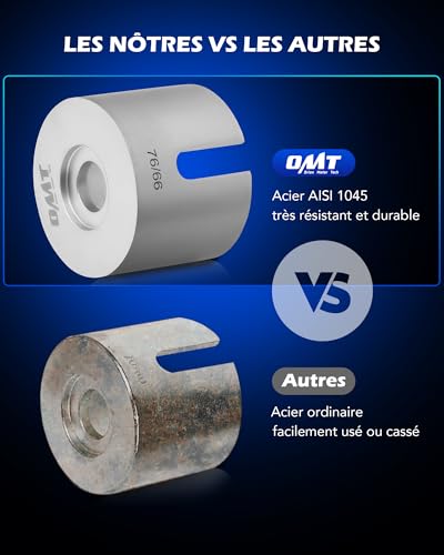 Orion Motor Tech 27 PCS Extracteur de Roulements de Roue Arrache Roulement pour Véhicules à Moteur LCV HGV, Kit de Montage et Démontage de Roulements de Roulement Universel 5 Broches de Traction – vue 4