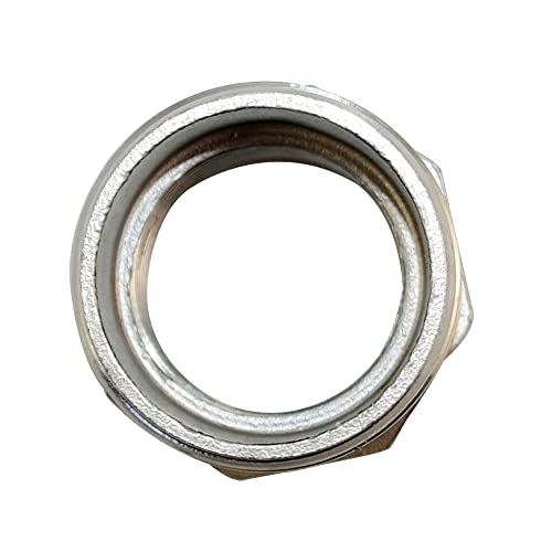 Megairon 1-1/4" Male Npt To 1" Female Npt Female Reducing/Reducer Bushing Pipe Fitting,Adapter,Stainless Steel Ss 304 Hex Bushing #TOP3