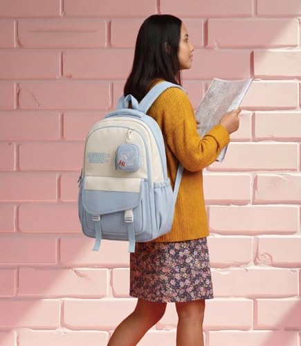 Image of Unisex Backpack for Man, Women, Girl & Boy - Water Resistant School Bag for Boys & Girls - College Bag, Laptop Bag & Travel Bag for Men & Women