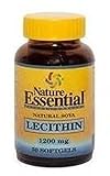 Nature Essential | Lecitina de Soja 1200 mg | 90 Perlas | Fortalece el Sistema Cardiovascular | Ayuda en la Digestión de las Grasas | Rico en Fosfolípidos | Hepatoprotector | No-GMO