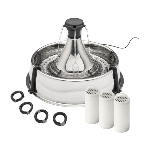 PetSafe Stainless Multi-Pet Fountain 128oz
