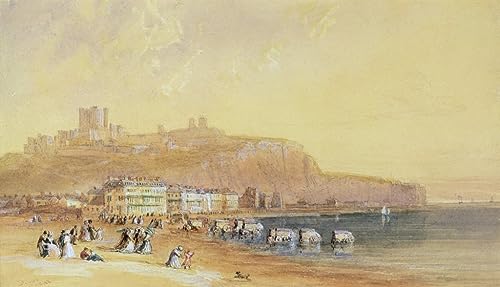 Peinture Douvres de David Cox pour habiller un mur vide avec une affiche 60x90cm