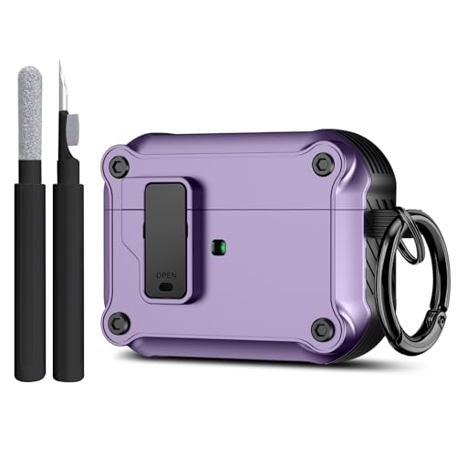 Image of Compatible with Airpods Pro 3 Case(2025),for Airpods Pro 3rd Generation Cases Cover with Keychain Cleaner Kit Soft Silicone Shockproof Cover for Women Men