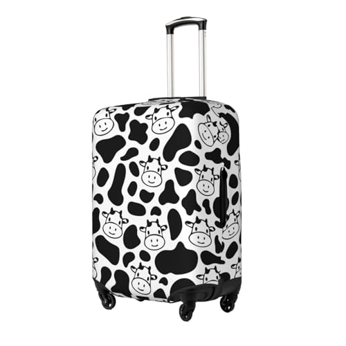 Cow Print Luggage Cover Washable Elasticated Luggage Covers for Suitcase TSA Approved Stylish Scratch Resistant Luggage Case Protector2