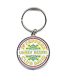 the beatles keychain sgt pepper lonely hearts band logo nuovo ufficiale size one size