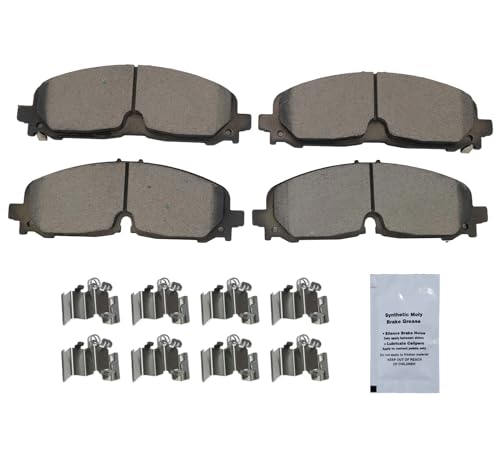 Image of HUSCH D2371 Front Ceramic Brake Pads Kit Fit For Cadillac XT5 2021-2023, For Chevrolet Colorado 2021-2022, For GMC Canyon 2021-2022