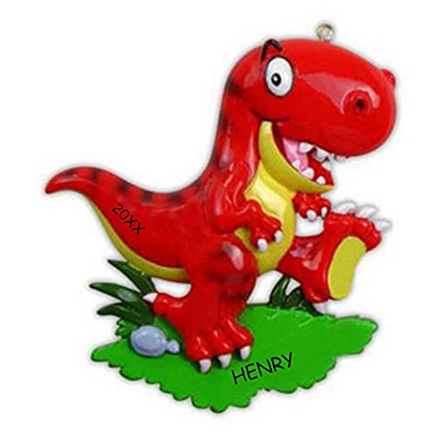 Personalized Dinosaur Christmas Ornament (T-Rex)