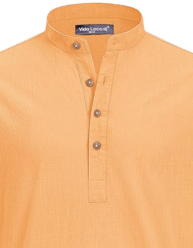 Image of Univibe Men Solid Cotton Blend Straight Kurta Shirt