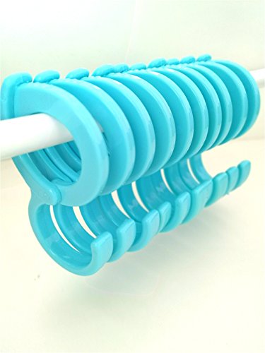 Barbieya S-type hooks, 10 S-type lock hooks, buckle clothes rail hooks, multi-function windproof anti-slip belt card hooks, hooks home daily necessities