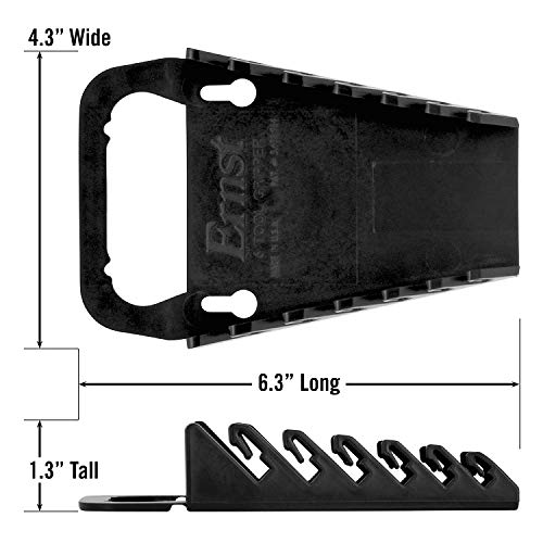 Ernst Manufacturing 5045 Gripper Wrench Organizer, 6 Tool, Black #TOP3