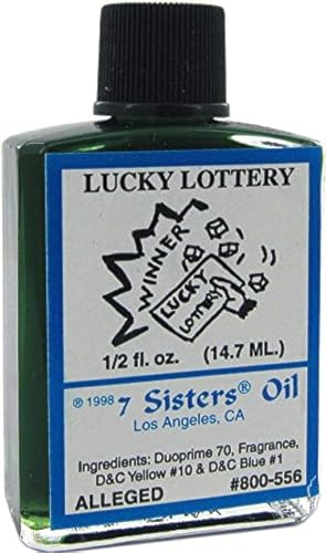 7 Sisters Of New Orleans Perfumed Anointing Oil - LUCKY LOTTERY 1/2oz