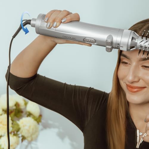Cecotec Cepillo de Aire 6 En 1 Ceramiccare 6In1 Gyro, Potencia de 1100W, 6 Cabezales, Rizo Automático, Cable 360º, Cerámica, Diseño Multifuncional, Peinados Rápidos, Sin Frizz, Estilo Profesional - imagen 7