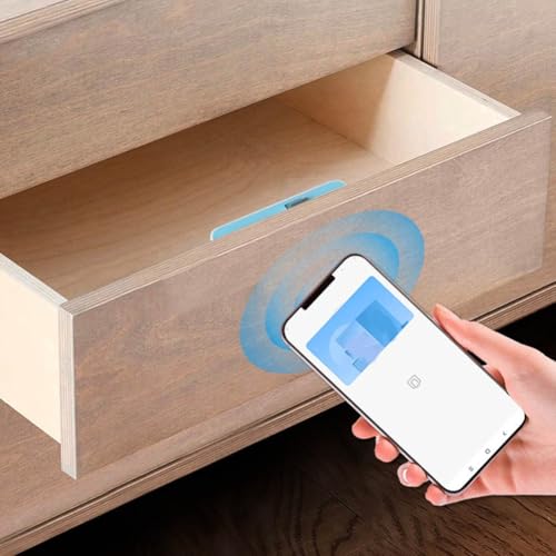 Serrure de tiroir NFC sans perçage pour protéger vos documents et objets précieux - 5